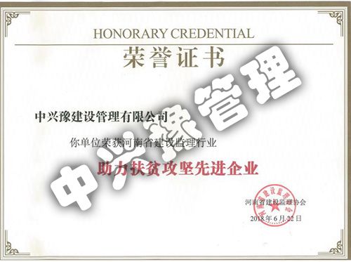 助力扶貧攻堅先進企業(yè)