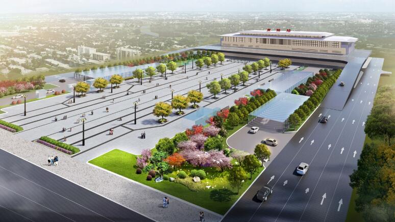 南陽(yáng)市火車站站前廣場(chǎng)